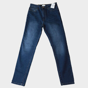 Forever 21 Mid Rise Skinny Jeans Medium Wash Blue Women's Sz 30 Brand New NWT